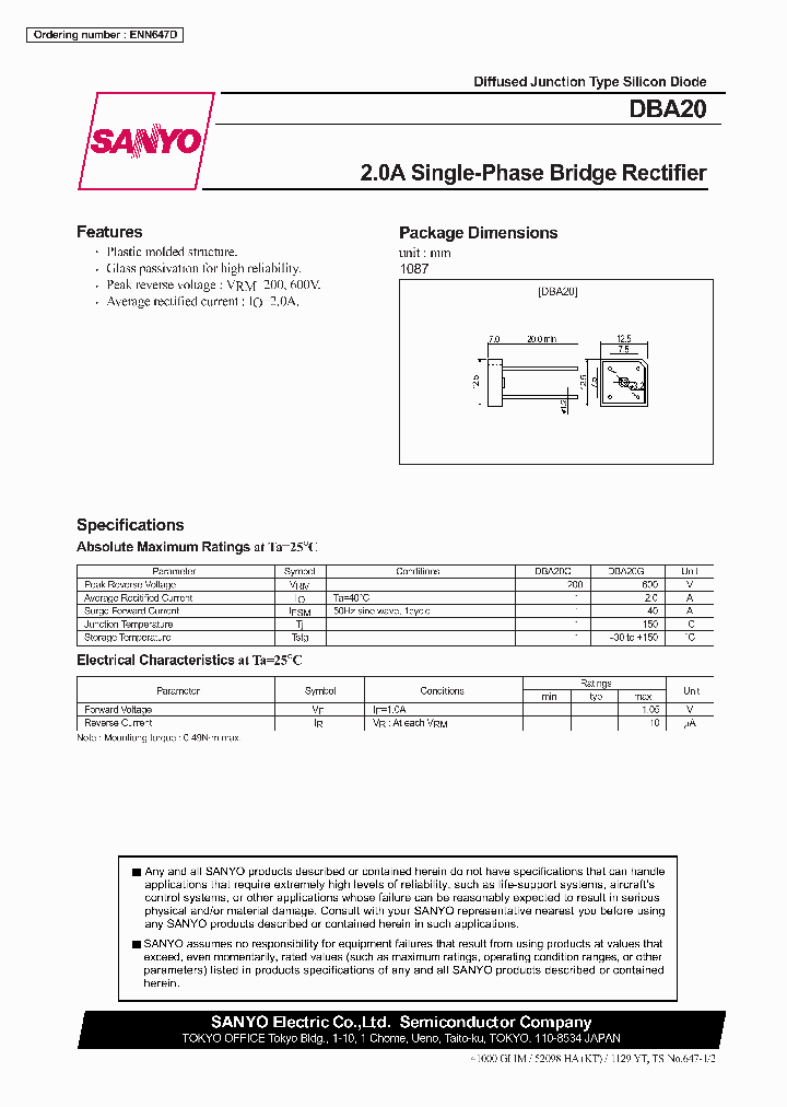 DBA20_5852280.PDF Datasheet