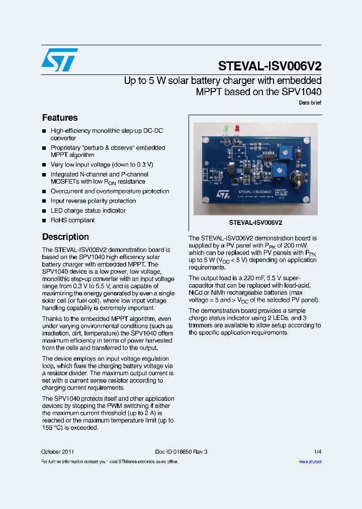 STEVAL-ISV006V2_5857709.PDF Datasheet