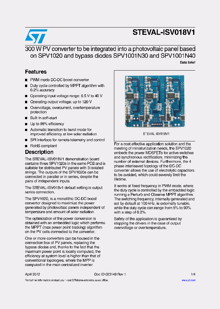 STEVAL-ISV018V1_5857713.PDF Datasheet