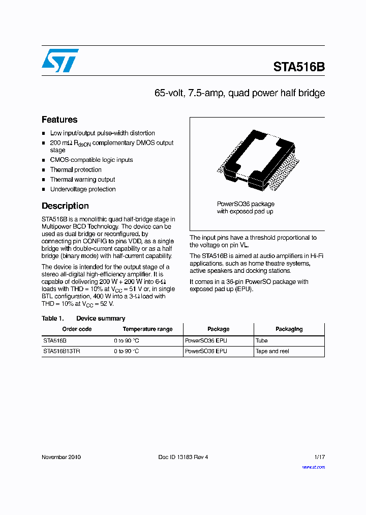STA516B10_5860436.PDF Datasheet