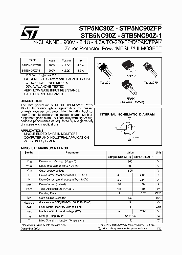 STP5NC90ZFP_5868397.PDF Datasheet