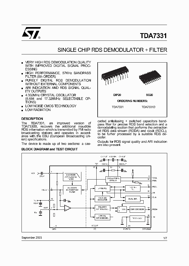 TDA7331DTR_5871368.PDF Datasheet