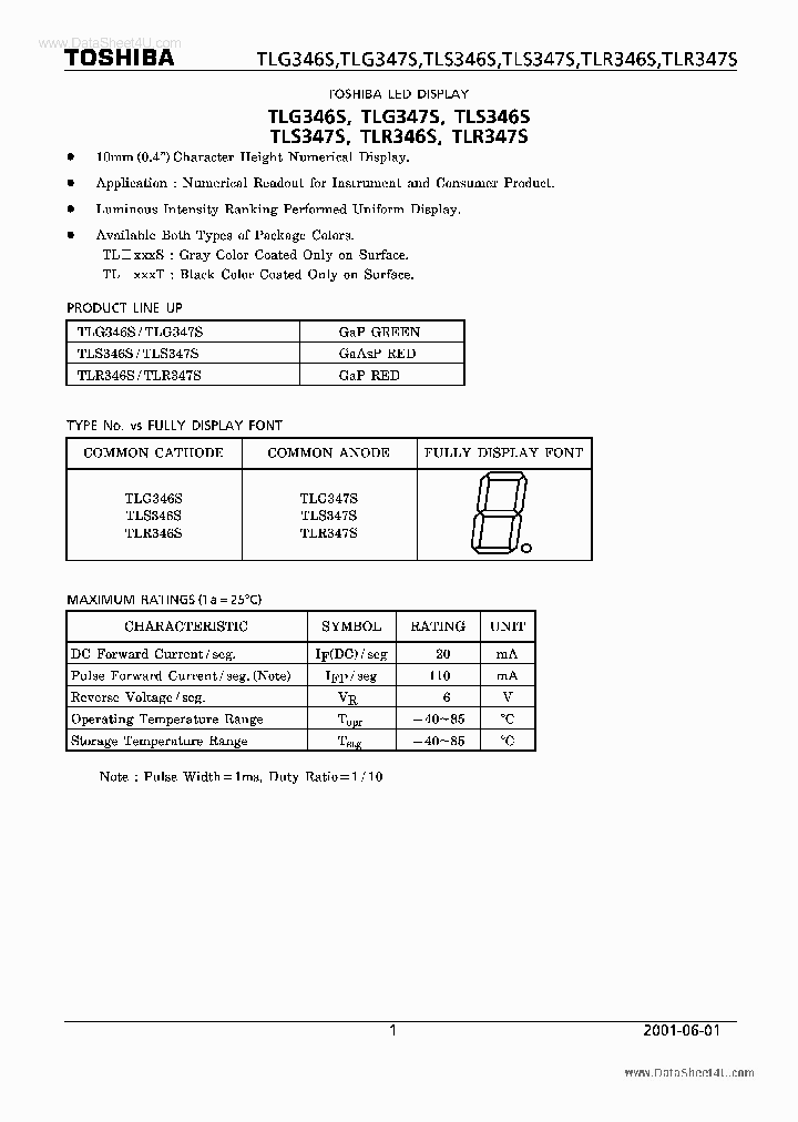 TLR346S_5870203.PDF Datasheet
