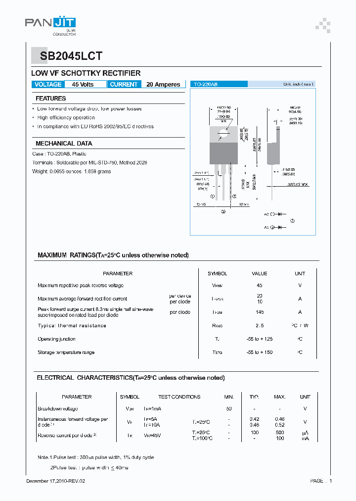 SB2045LCT_5873828.PDF Datasheet