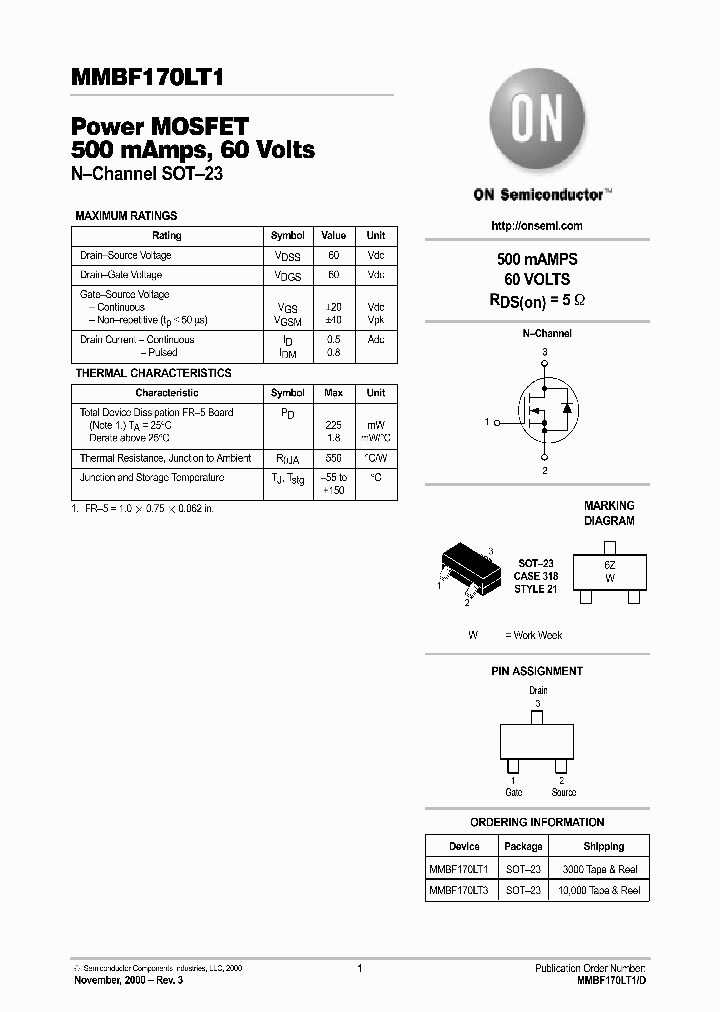 MMBF170LT1-D_5875725.PDF Datasheet