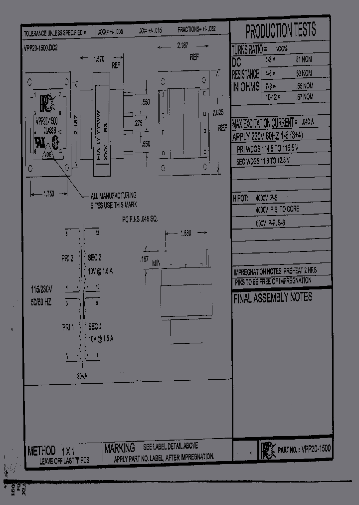 VPP20-1500_5875470.PDF Datasheet