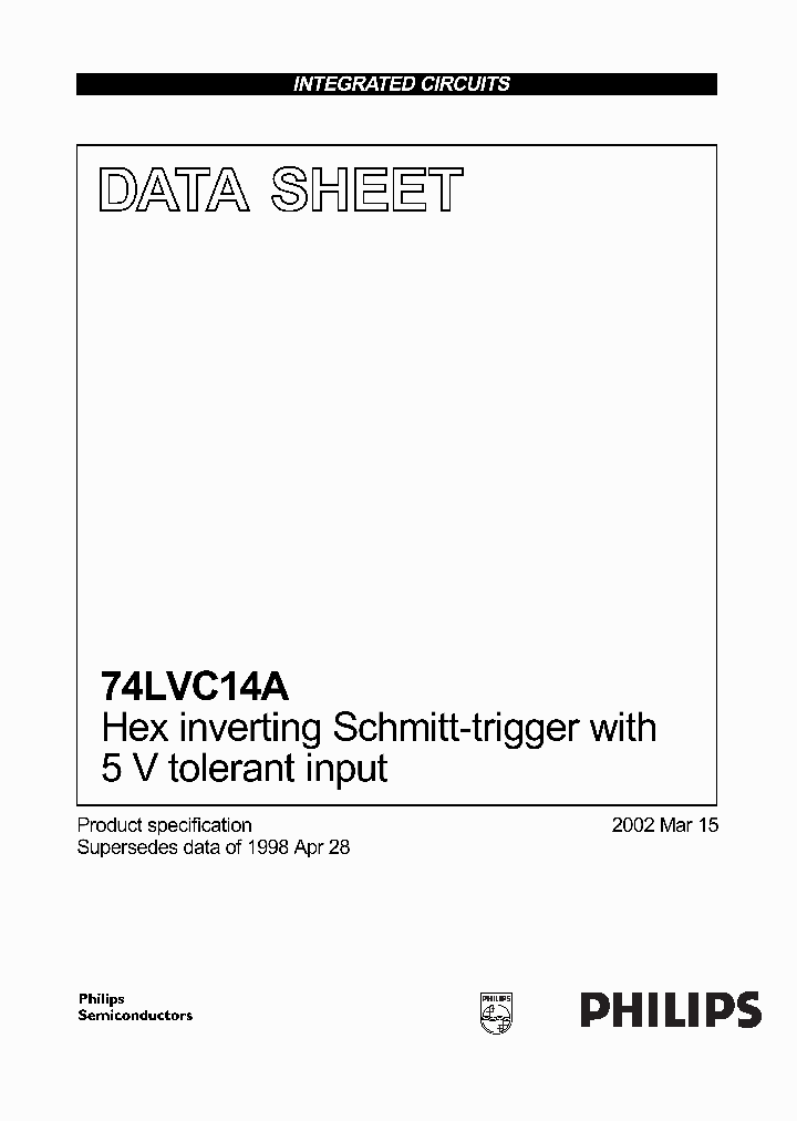 74LVC14A_5881137.PDF Datasheet