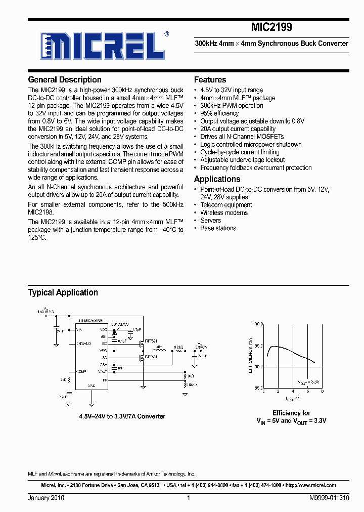 MIC2199YML_5882292.PDF Datasheet