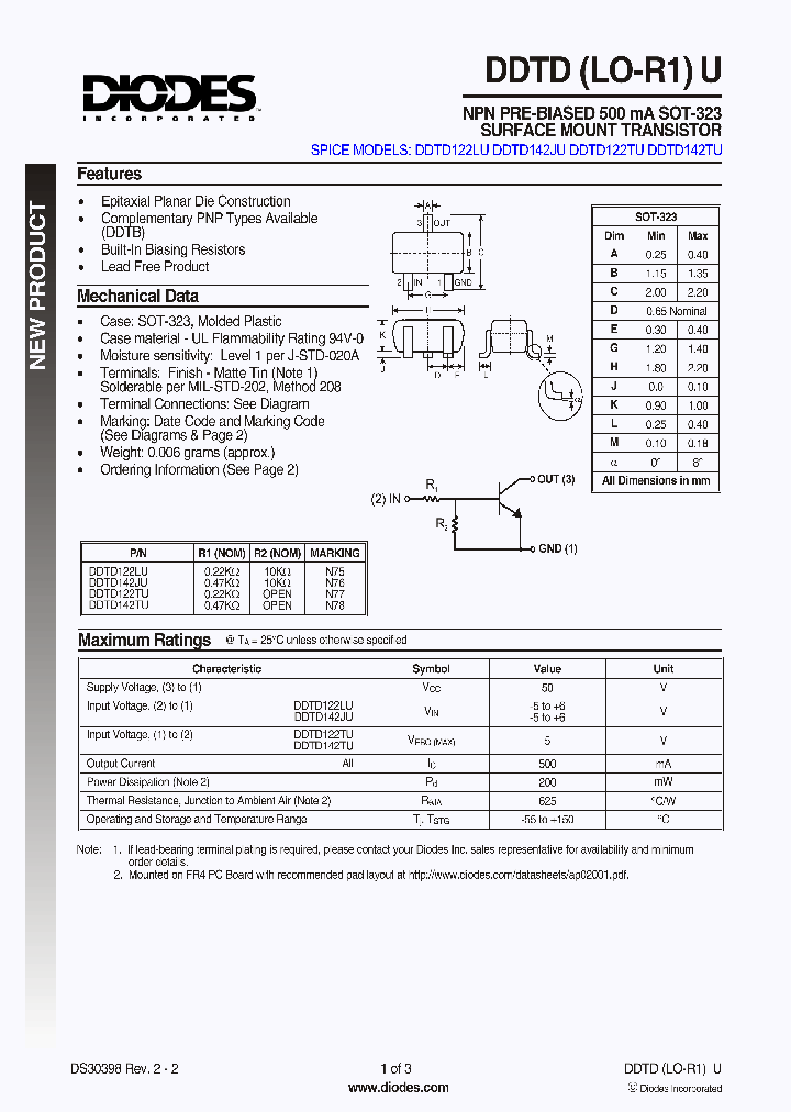 DDTD122TU_5884085.PDF Datasheet