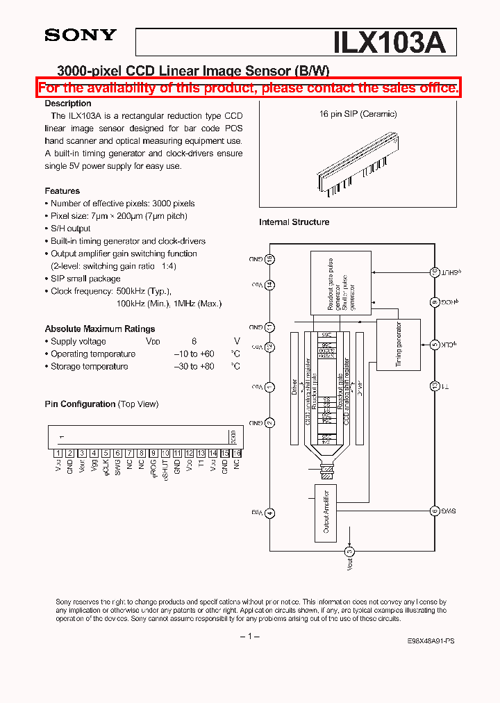 ILX103A_5884196.PDF Datasheet