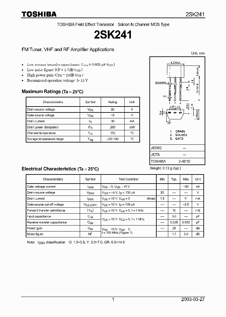 2SK241_5885708.PDF Datasheet