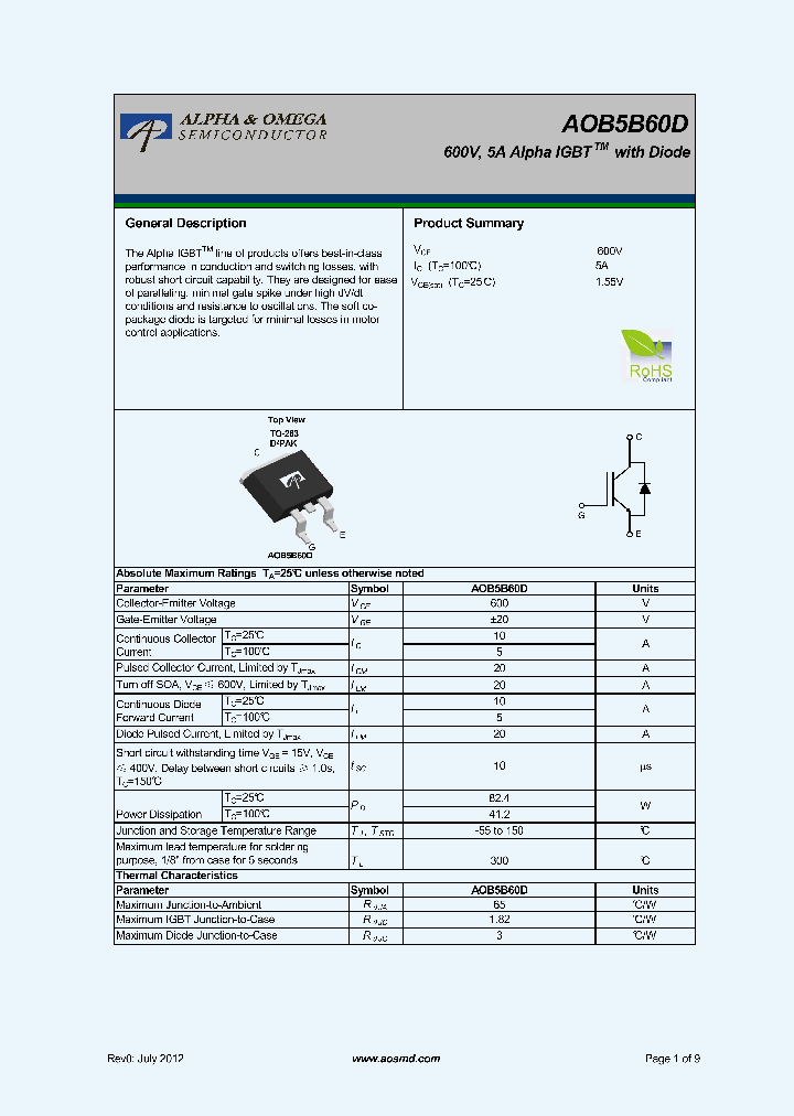 AOB5B60D_5887329.PDF Datasheet