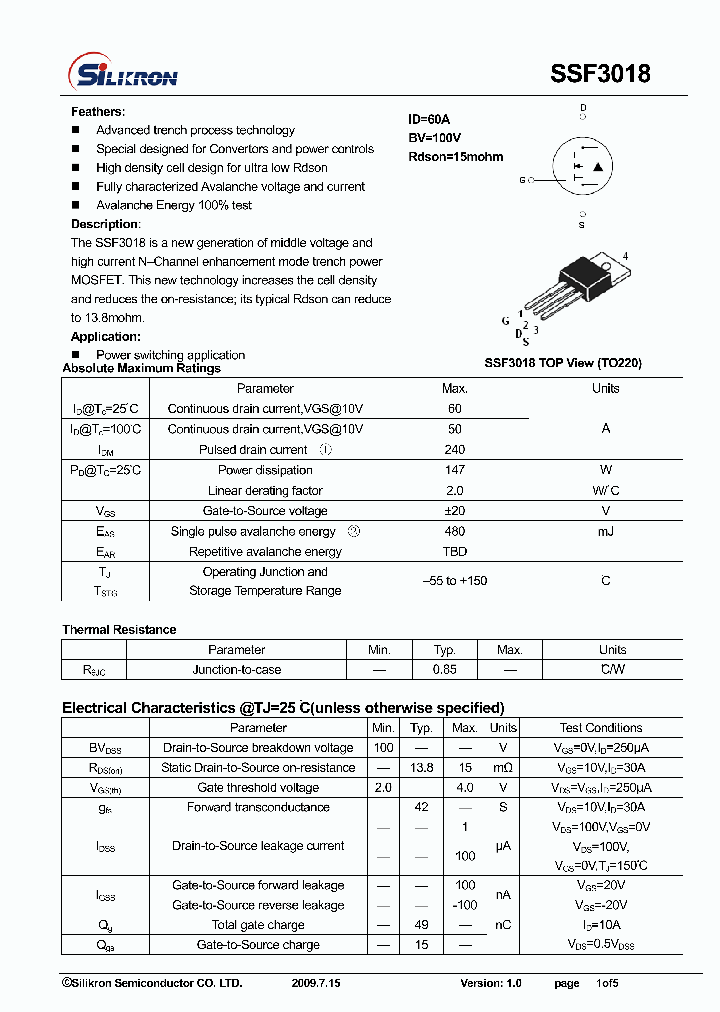 SSF3018_5886674.PDF Datasheet