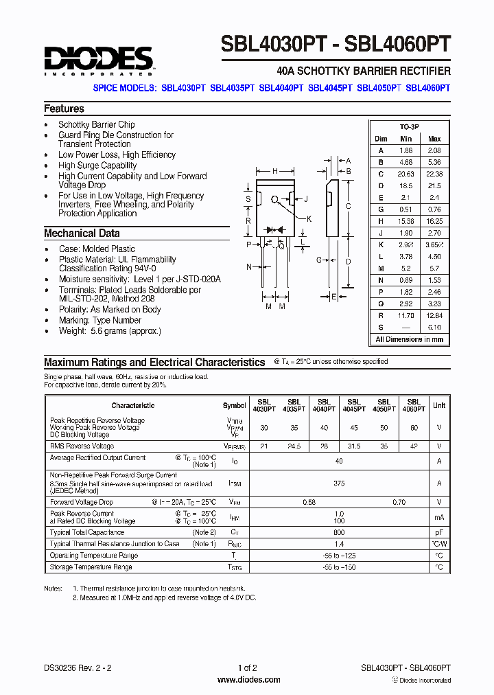 SBL4050PT_5889643.PDF Datasheet