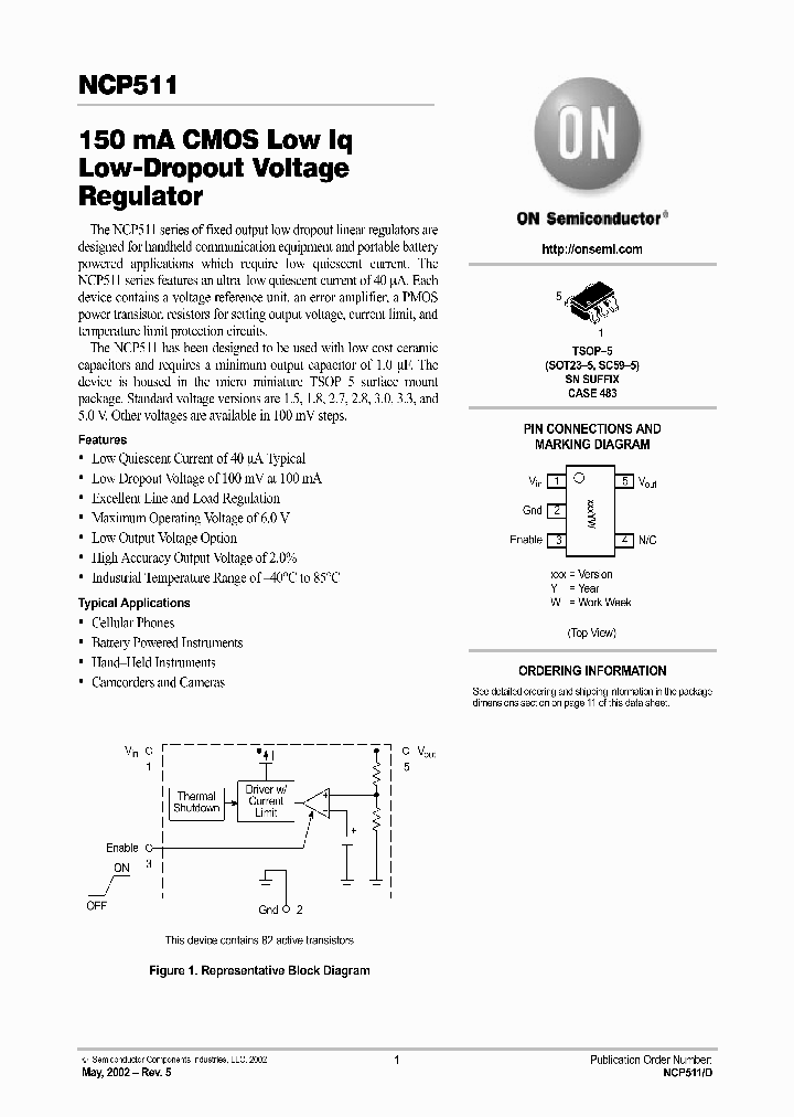 NCP511-D_5890167.PDF Datasheet