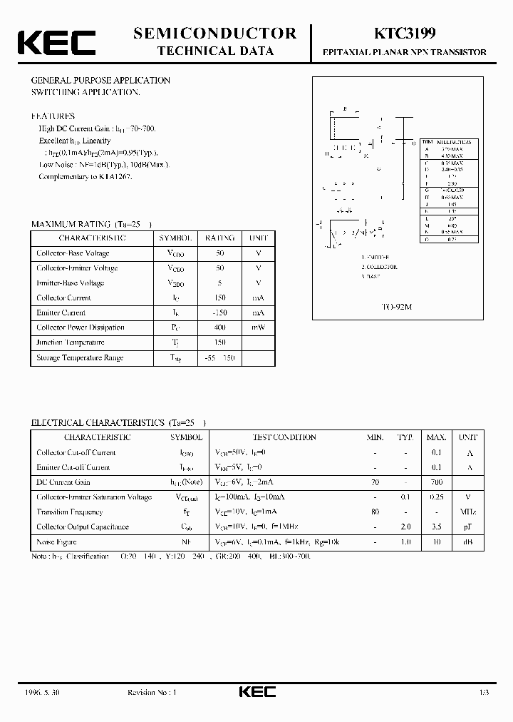 KTC3199_5900169.PDF Datasheet