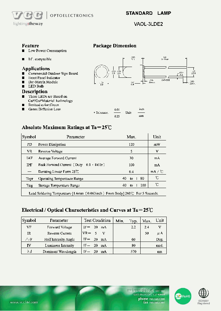 VAOL-3LDE2_5903119.PDF Datasheet