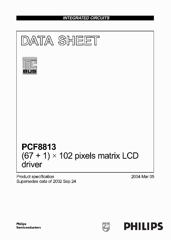 PCF8813U2DA2_5905786.PDF Datasheet