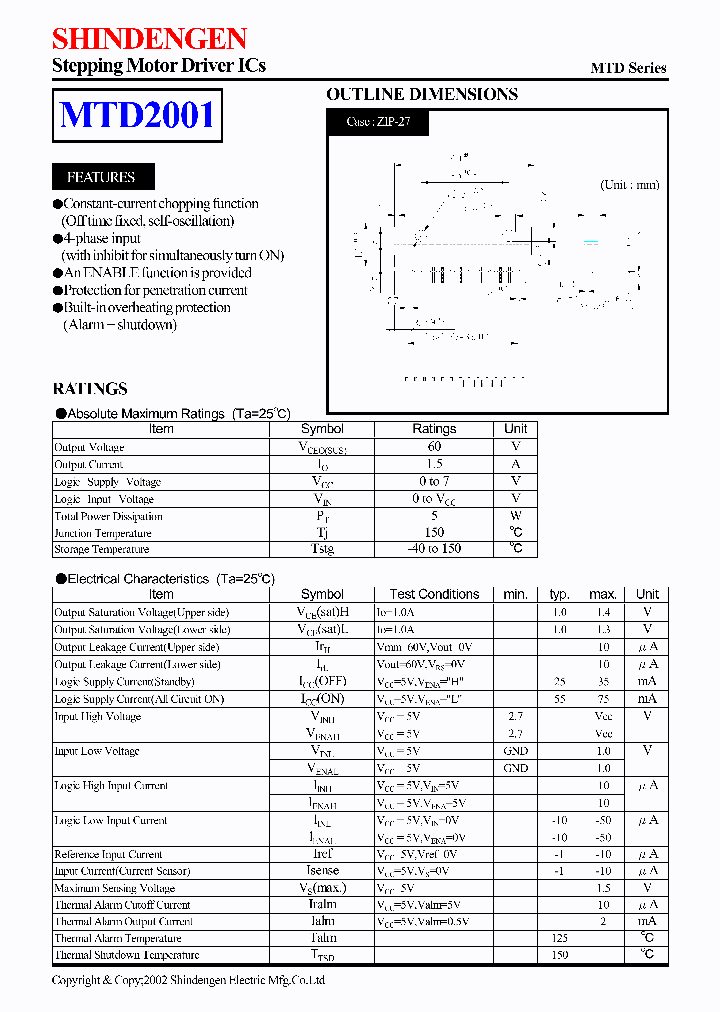 MTD2001_5910643.PDF Datasheet