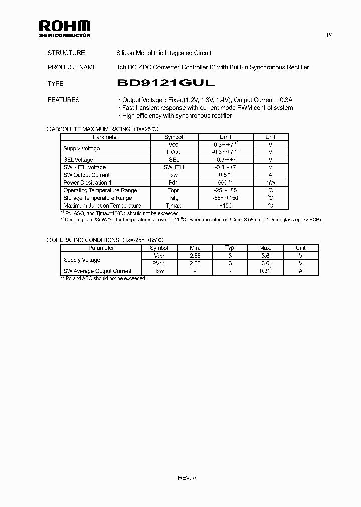 BD9121GUL_5912260.PDF Datasheet