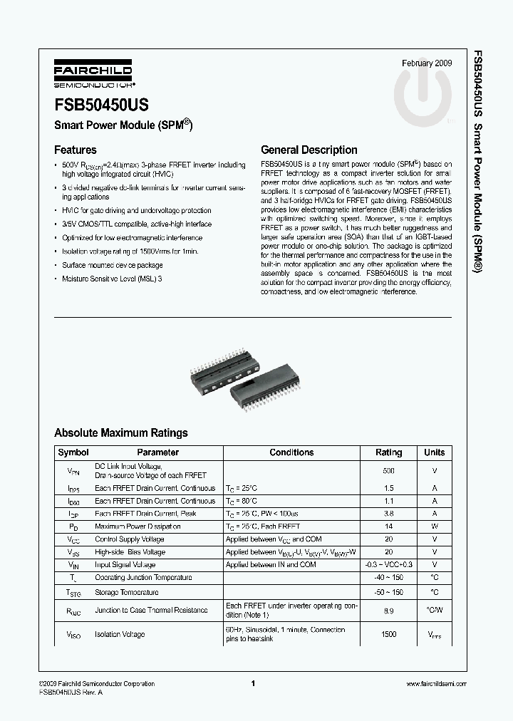 FSB50450US_5936595.PDF Datasheet