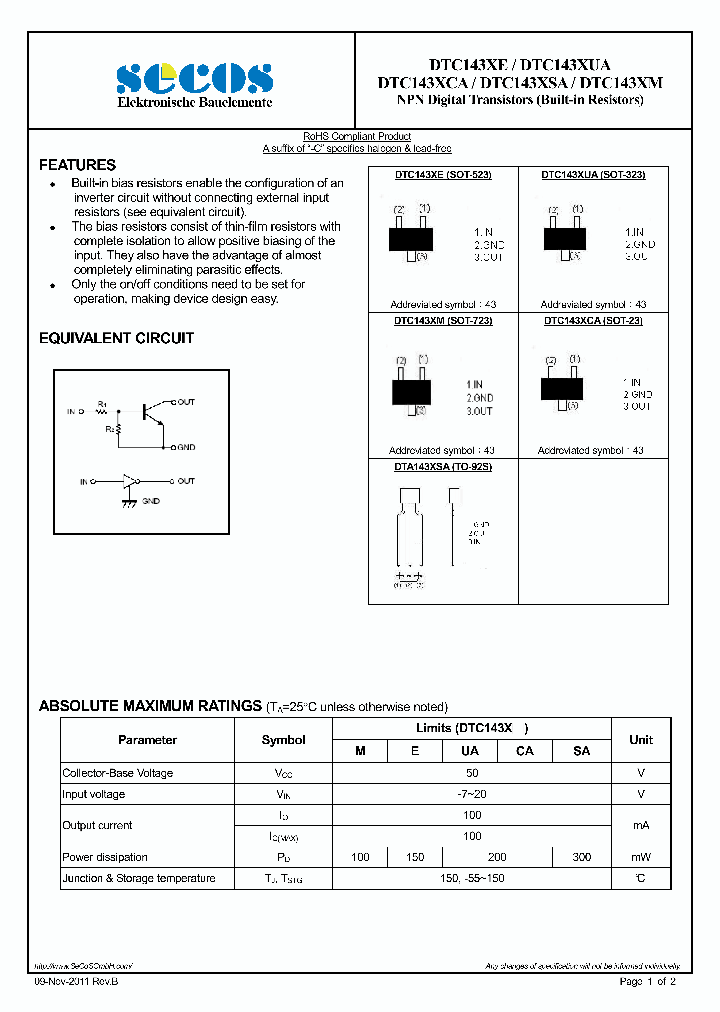 DTC143XCA_5939152.PDF Datasheet