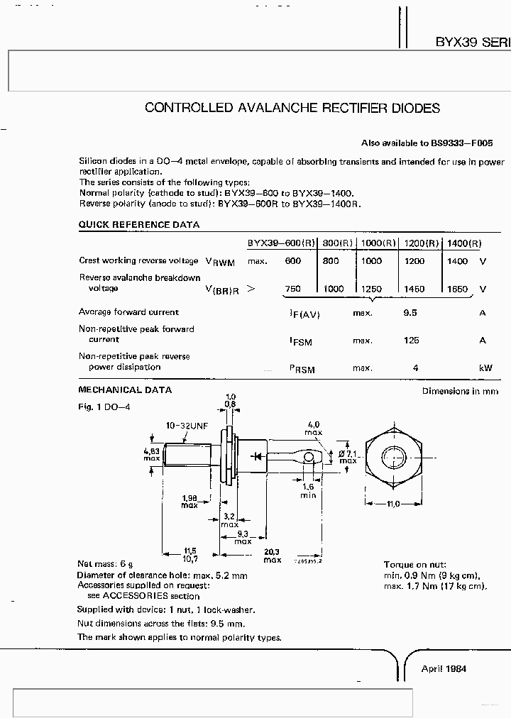 BYX39_5951246.PDF Datasheet