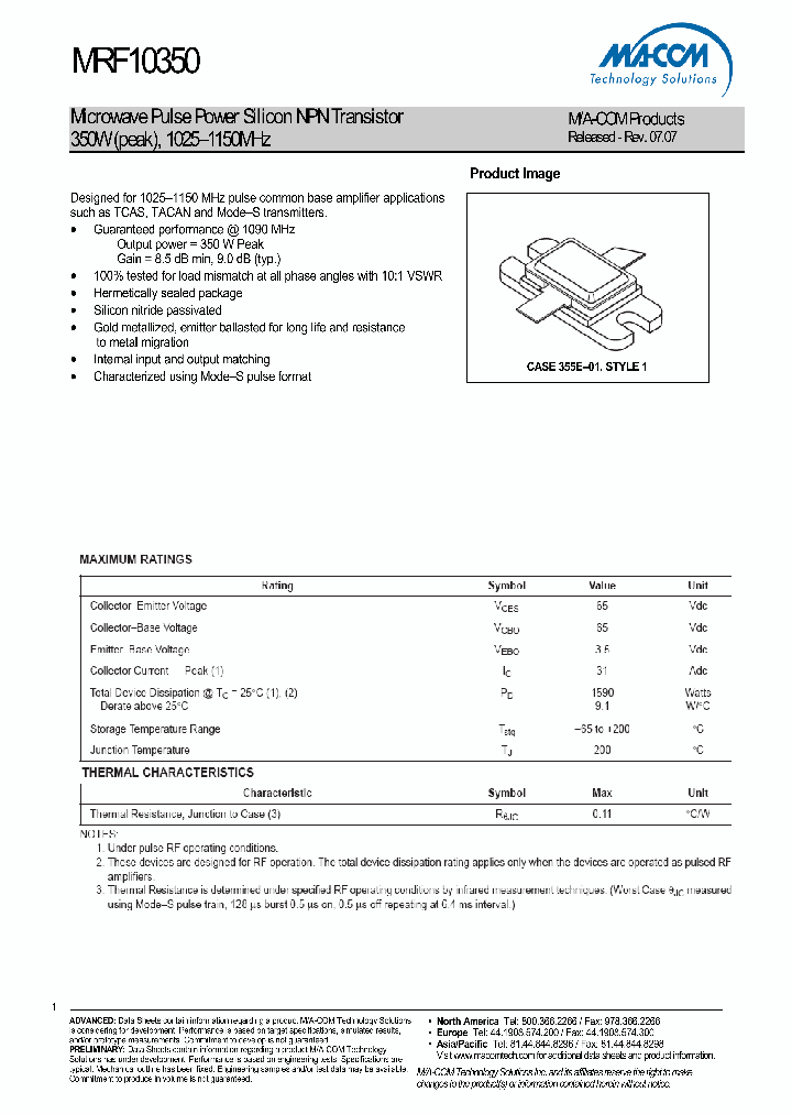 MRF10350_5951784.PDF Datasheet