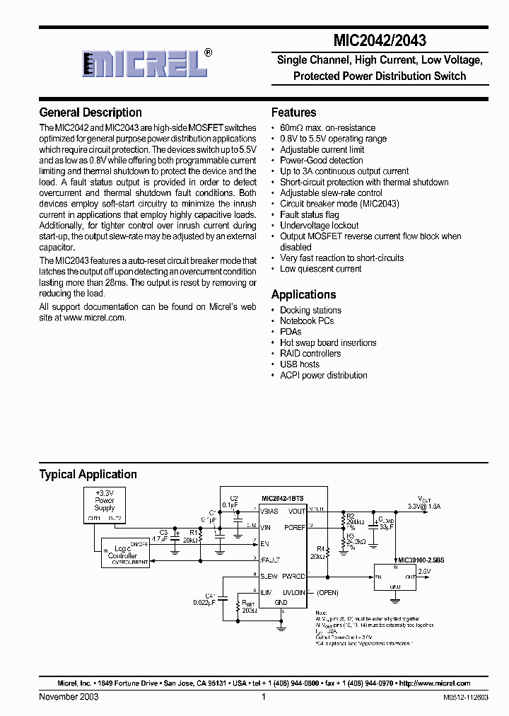 MIC2042_5960080.PDF Datasheet