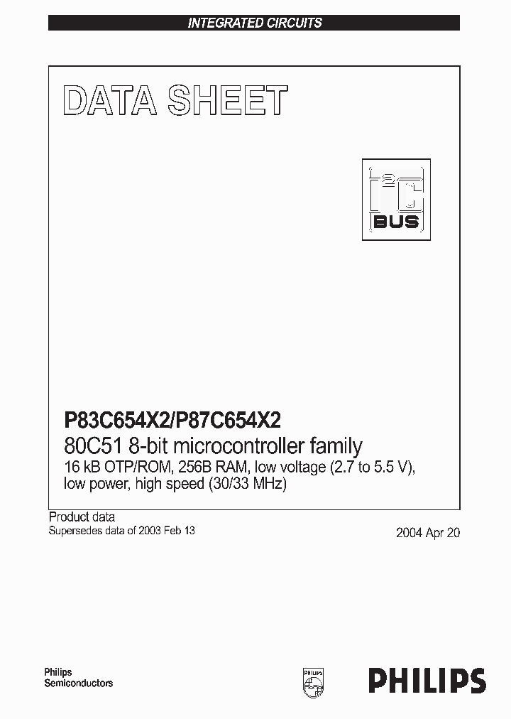 P83C654X2FA_5960795.PDF Datasheet