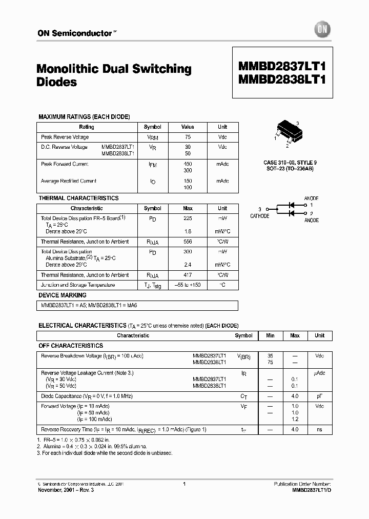 MMBD2837L_5963574.PDF Datasheet