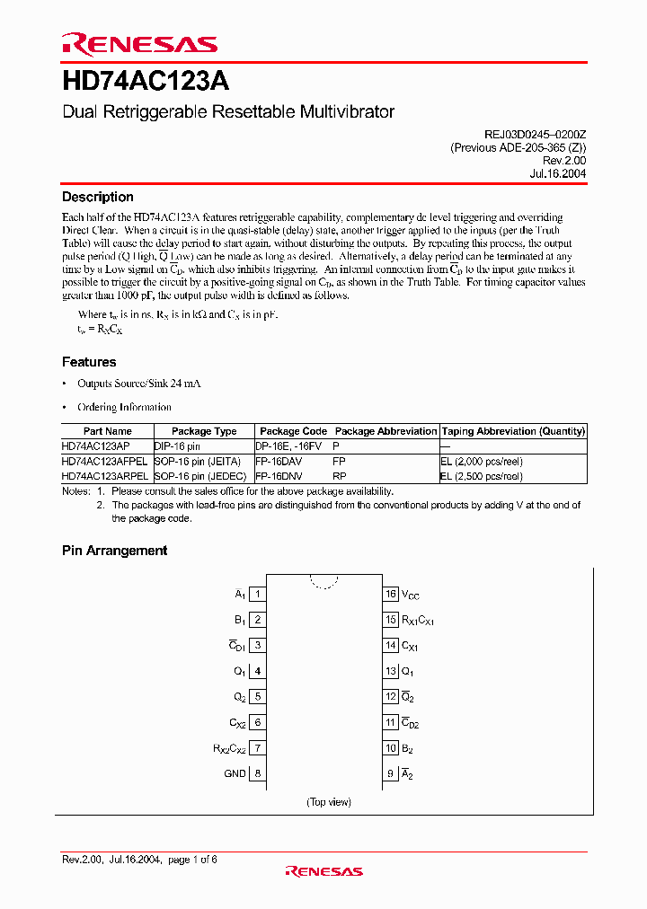 HD74AC123A_5966833.PDF Datasheet
