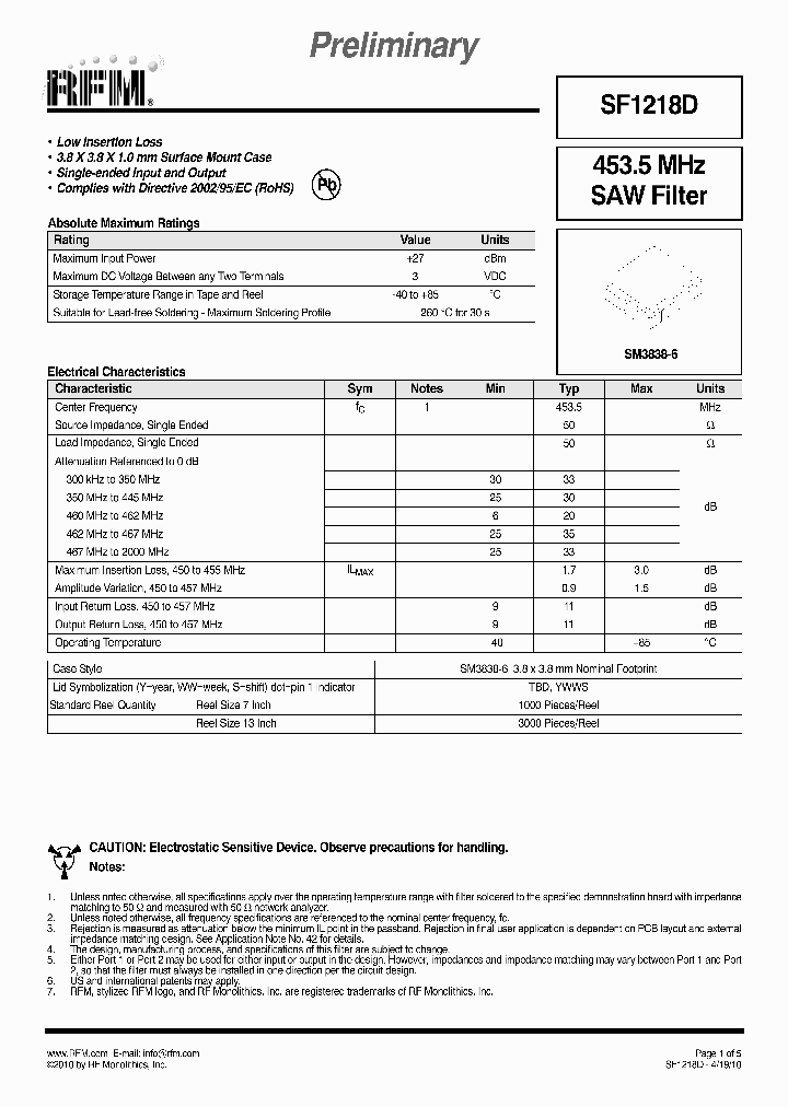 SF1218D_5976703.PDF Datasheet