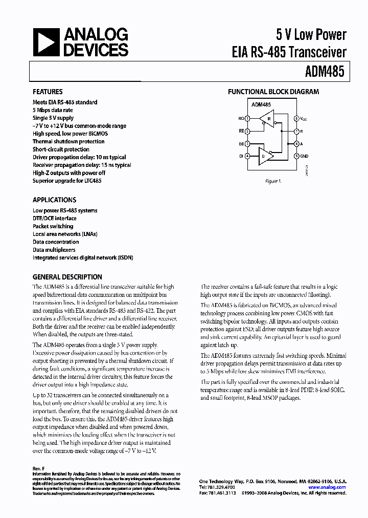 ADM485ARZ_5979392.PDF Datasheet