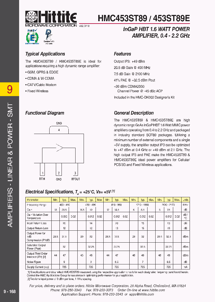 HMC453ST8910_5982078.PDF Datasheet