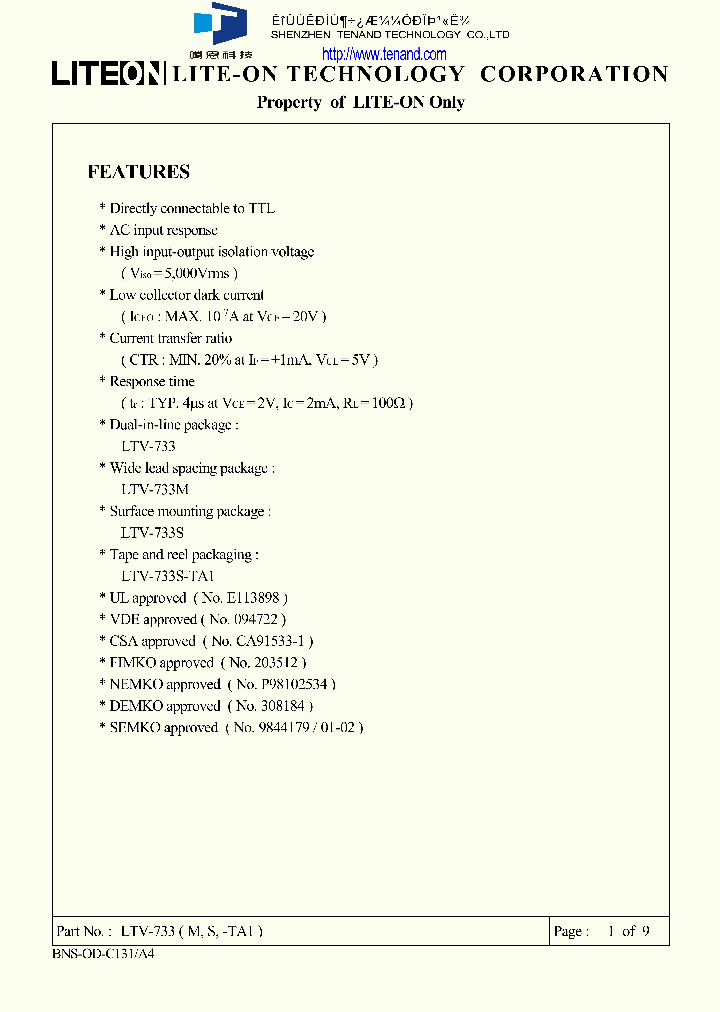 LTV-733S-TA1_5983877.PDF Datasheet