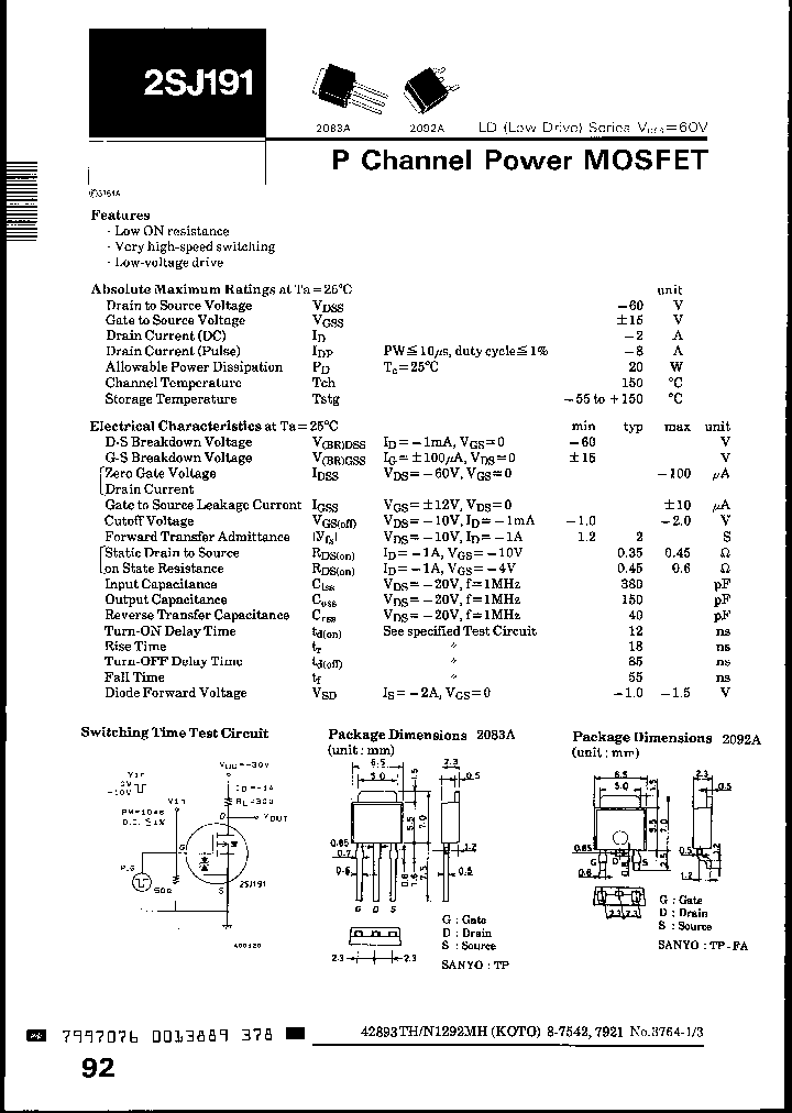 2SJ191FA_5980791.PDF Datasheet
