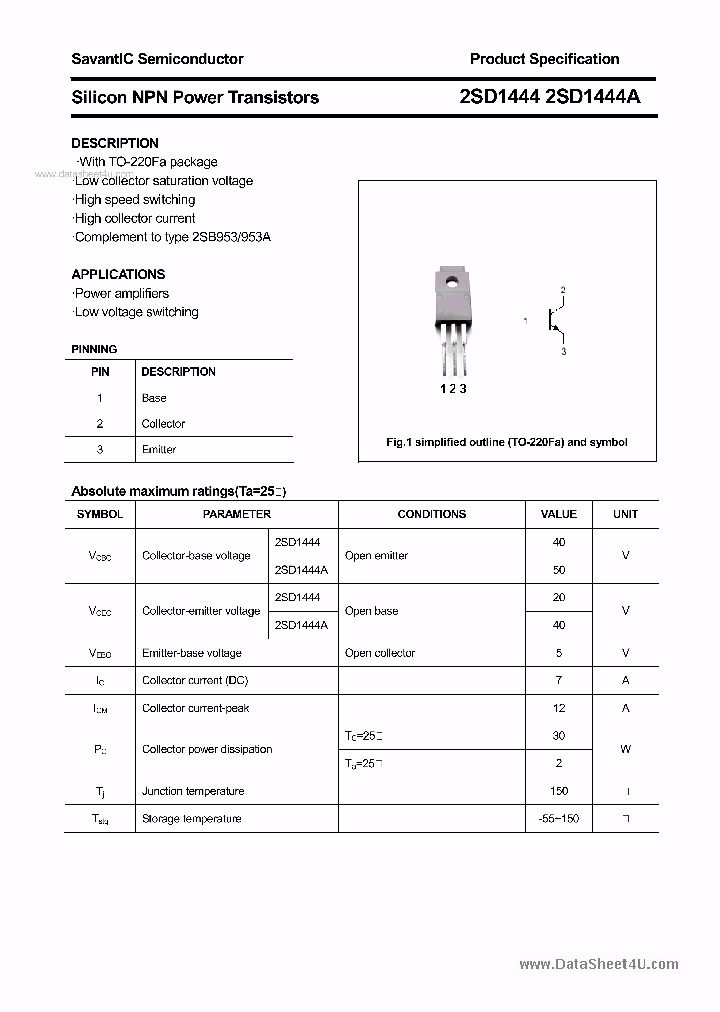 2SD1444_5986785.PDF Datasheet