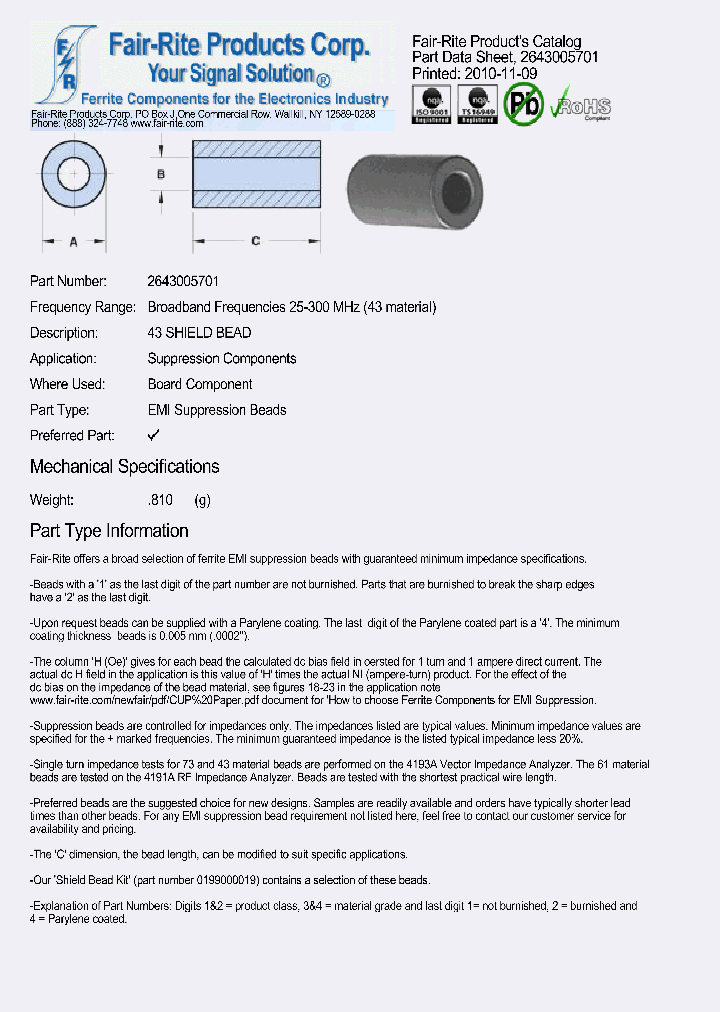 2643005701_5988419.PDF Datasheet