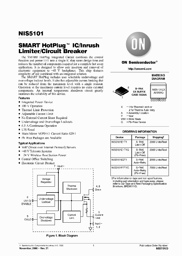 NIS5101E1T1G_5989175.PDF Datasheet