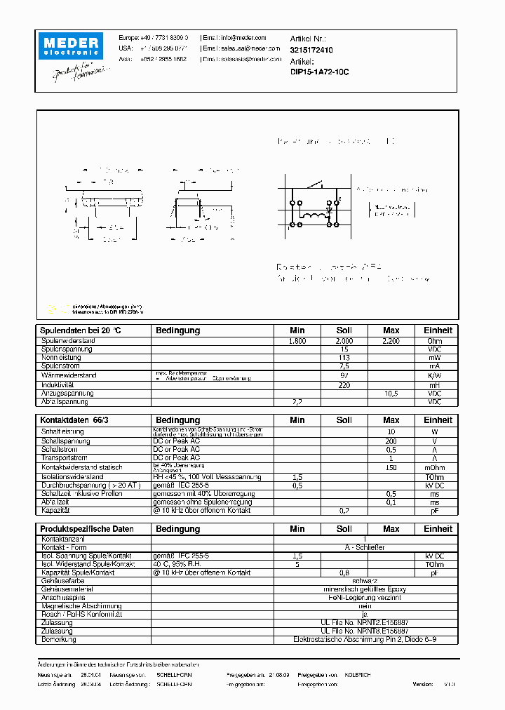 DIP15-1A72-10CDE_5998399.PDF Datasheet
