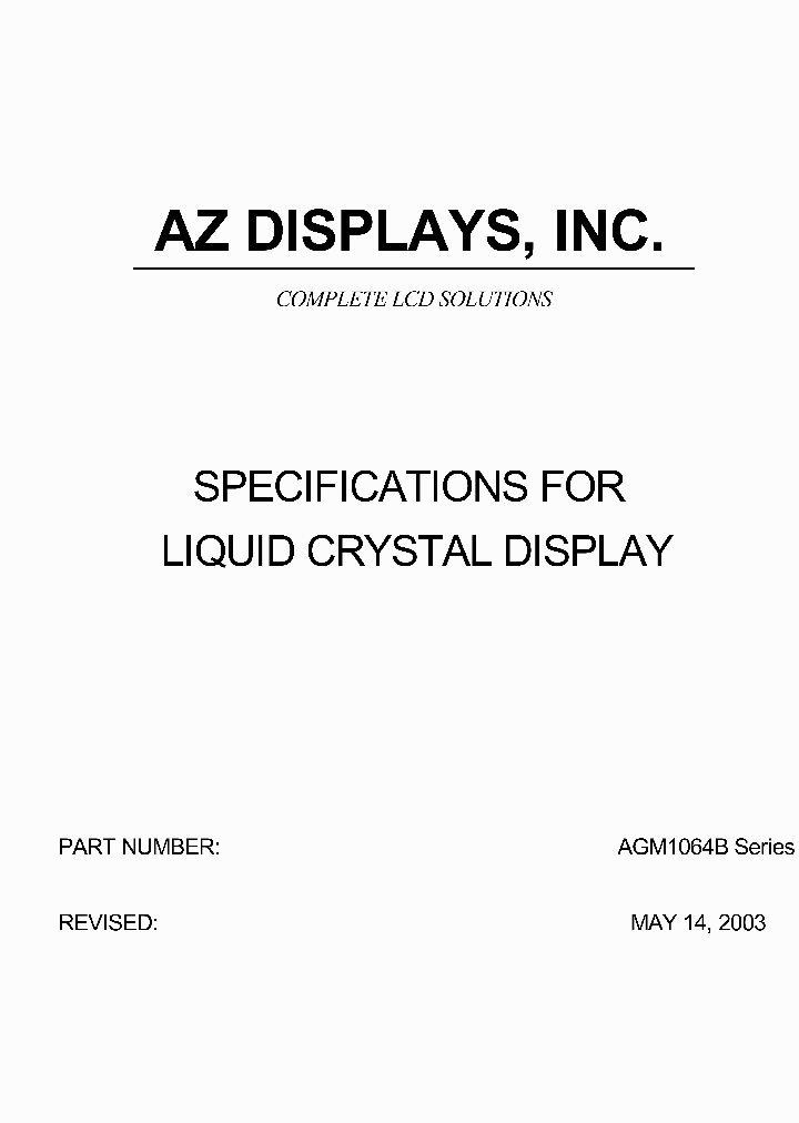 AGM1064B_6001976.PDF Datasheet