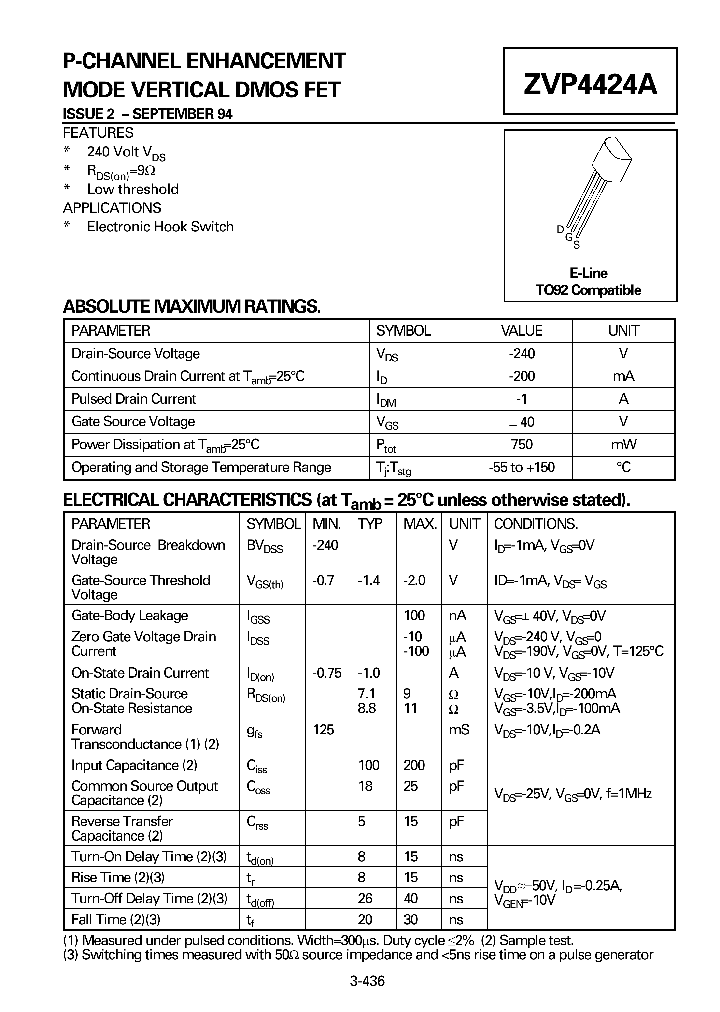 ZVP4424A_6003156.PDF Datasheet