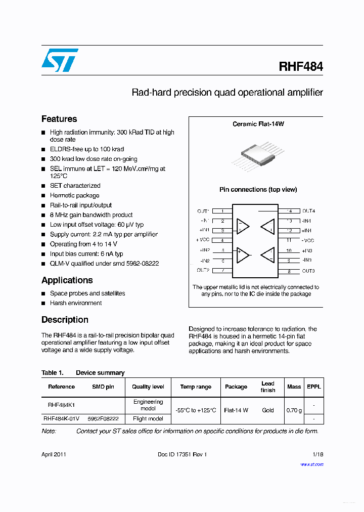 RHF484_6006351.PDF Datasheet