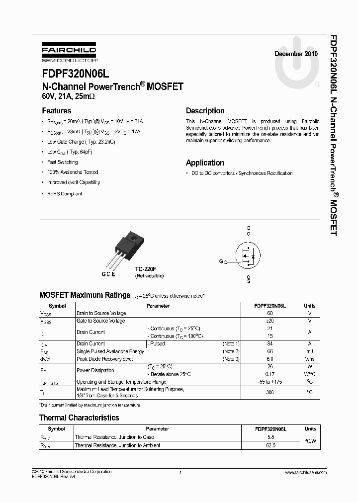 FDPF320N06L_6006401.PDF Datasheet