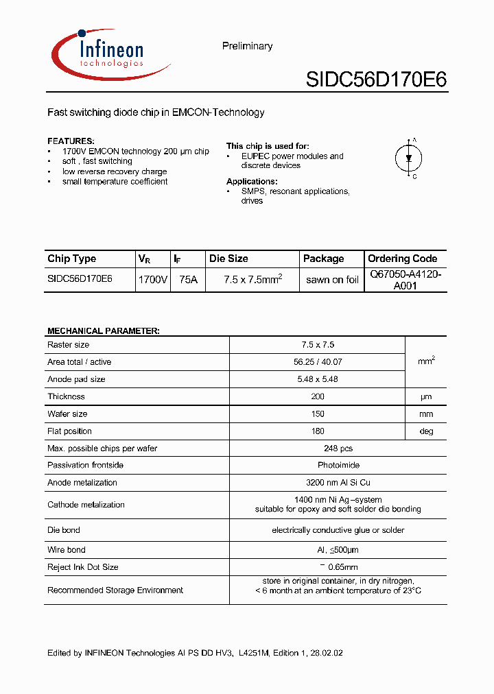 SIDC56D170E6_6006745.PDF Datasheet