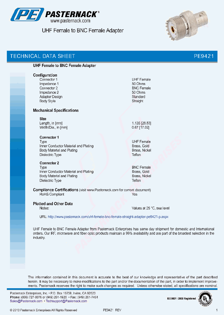 PE9421_6011207.PDF Datasheet