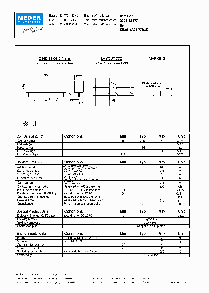 SIL05-1A85-77D3K_6012027.PDF Datasheet