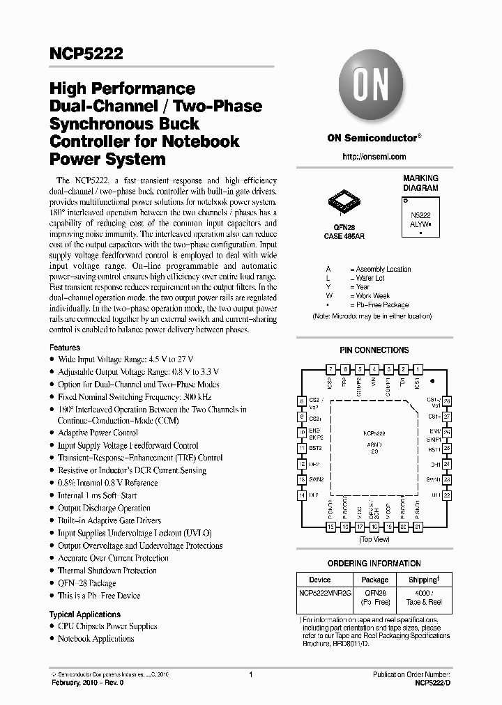 NCP5222_6012847.PDF Datasheet