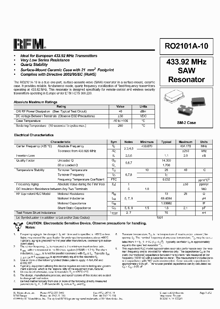 RO2101A-10_6014154.PDF Datasheet